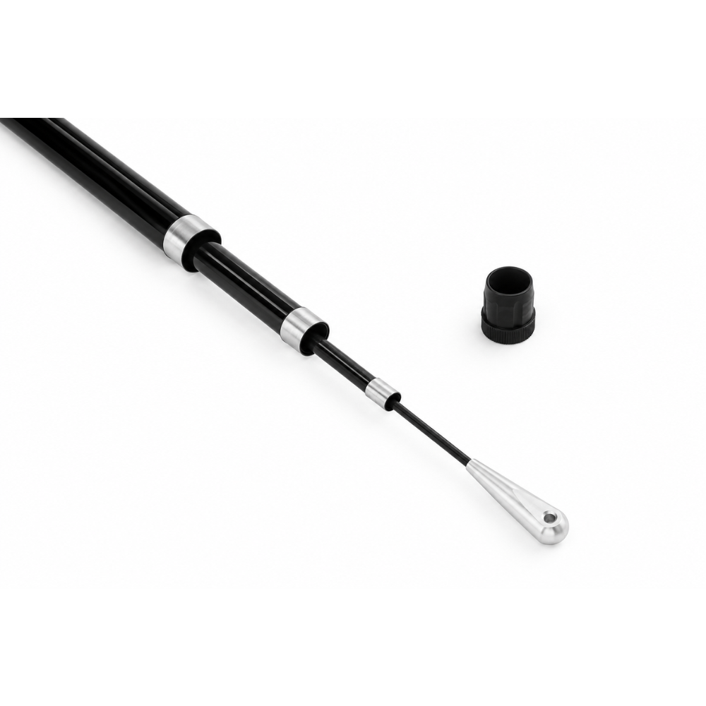 Wikz Meeuwenverjager + 4 m telescopische stok - Zwart