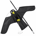 Wikz Meeuwenverjager + 4 m telescopische stok - Zwart
