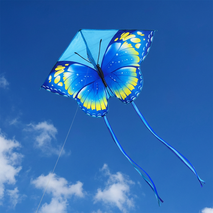 Wikz Sommerfugl Drage på himlen i blå