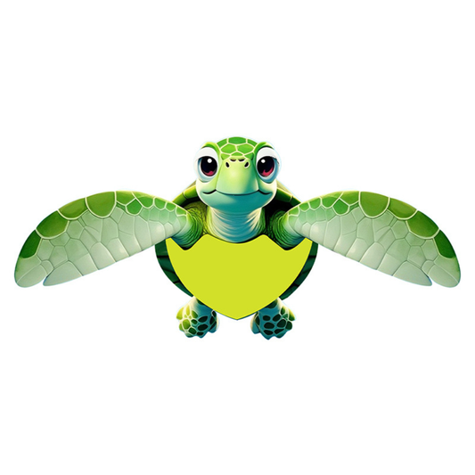 Wikz Toby The Turtle med hvid baggrund