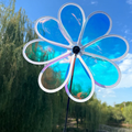 Wikz Windmolen - Twista Flower XL - 50 cm - Transparant